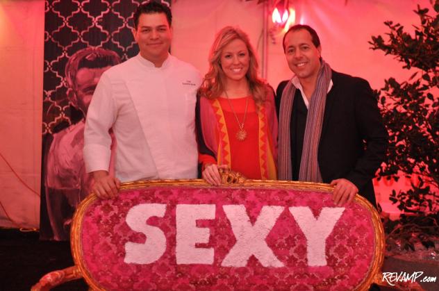 Sex sells!  Demetrio Zavala, Maggie O'Neill & Alan Popovsky (L-R).